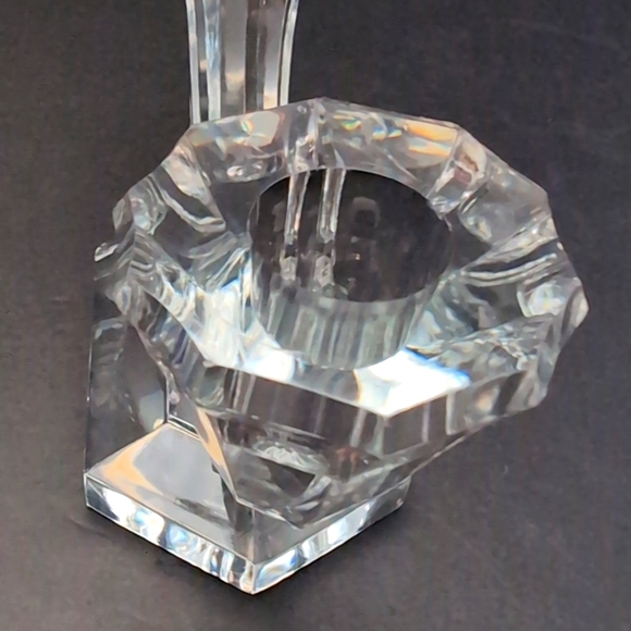 Vintage Val Saint Lambert Imperial Pattern Crystal Candle Holder. - Picture 3 of 9